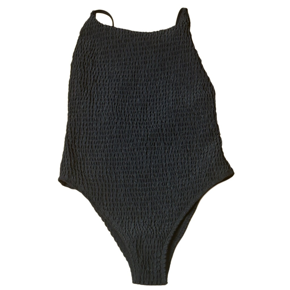 Mosmann Australia Smocked One Piece Swimsuit NWOT